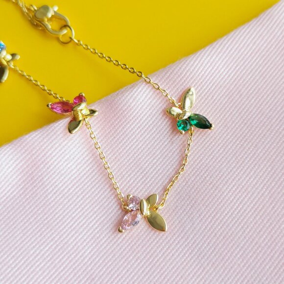 Kate Spade social butterfly multi color bracelet - Picture 2 of 4